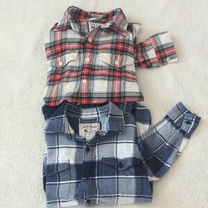American Eagle Flannel Pair
